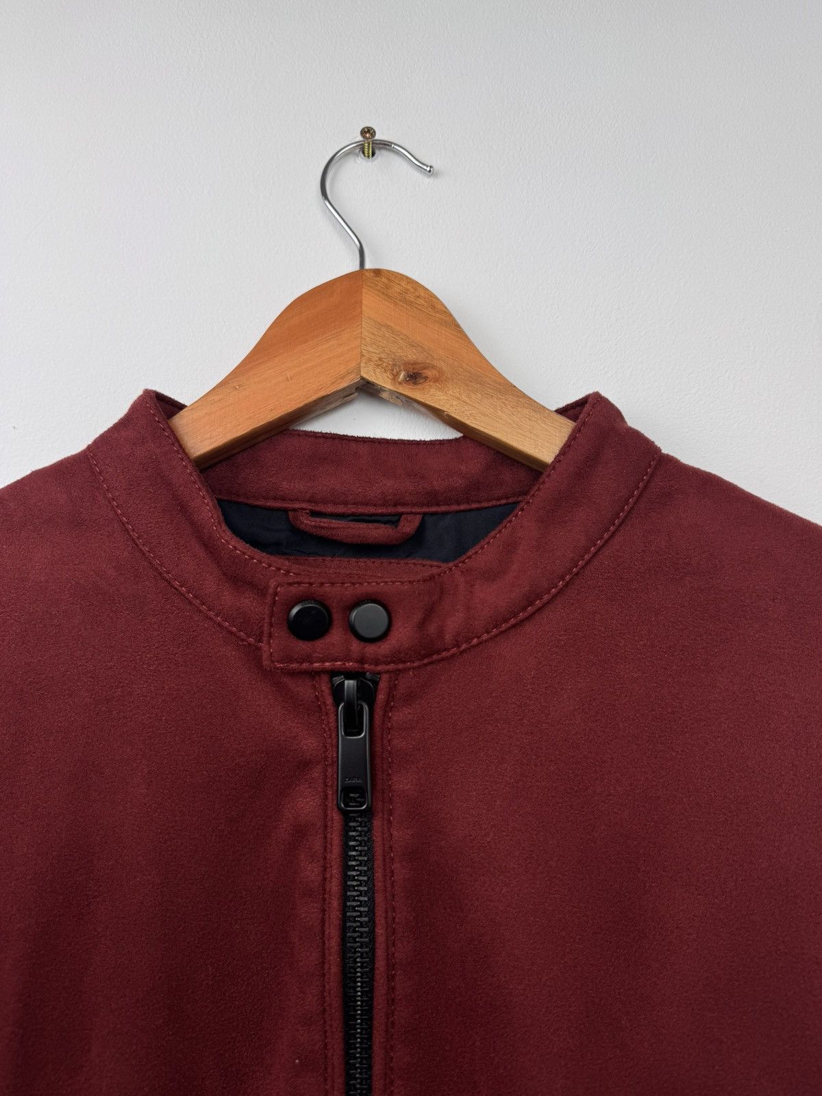 Zara Zara Men Zip Jacket Burgundy Size XL Size US XL / EU 56 / 4 - 4 Thumbnail