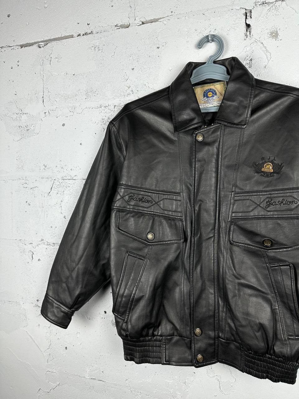 Vintage Vintage Trucker 90s Avantgarde Jacket Eco leather Size US M / EU 48-50 / 2 - 3 Thumbnail