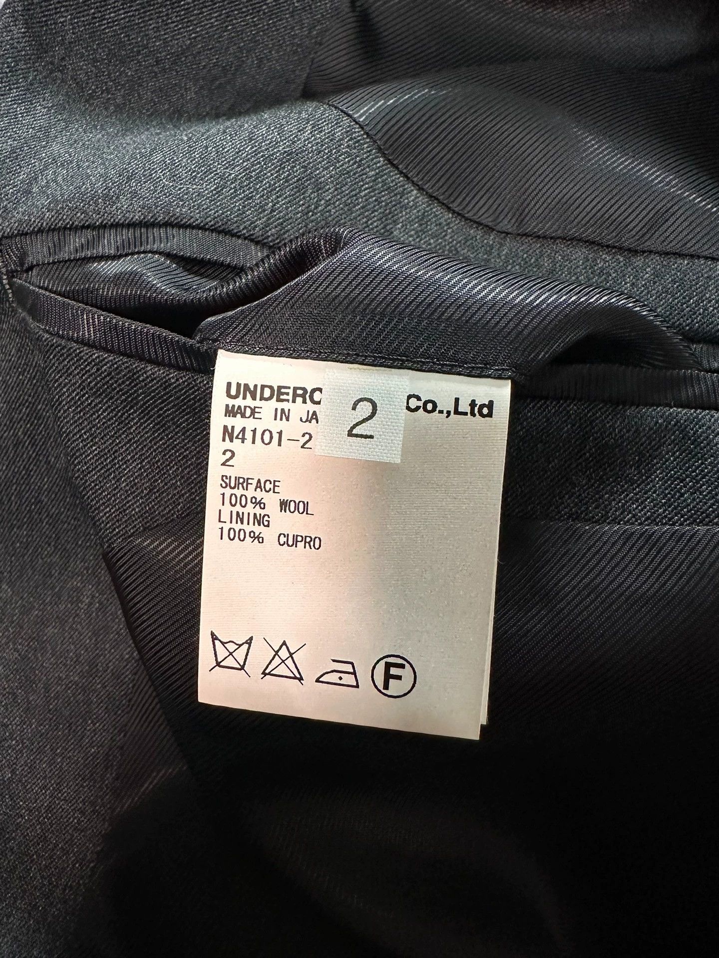 Undercover Undercover Black & Gray Blazer New Worn Once Clean Tailoring Size US M / EU 48-50 / 2 - 4 Thumbnail