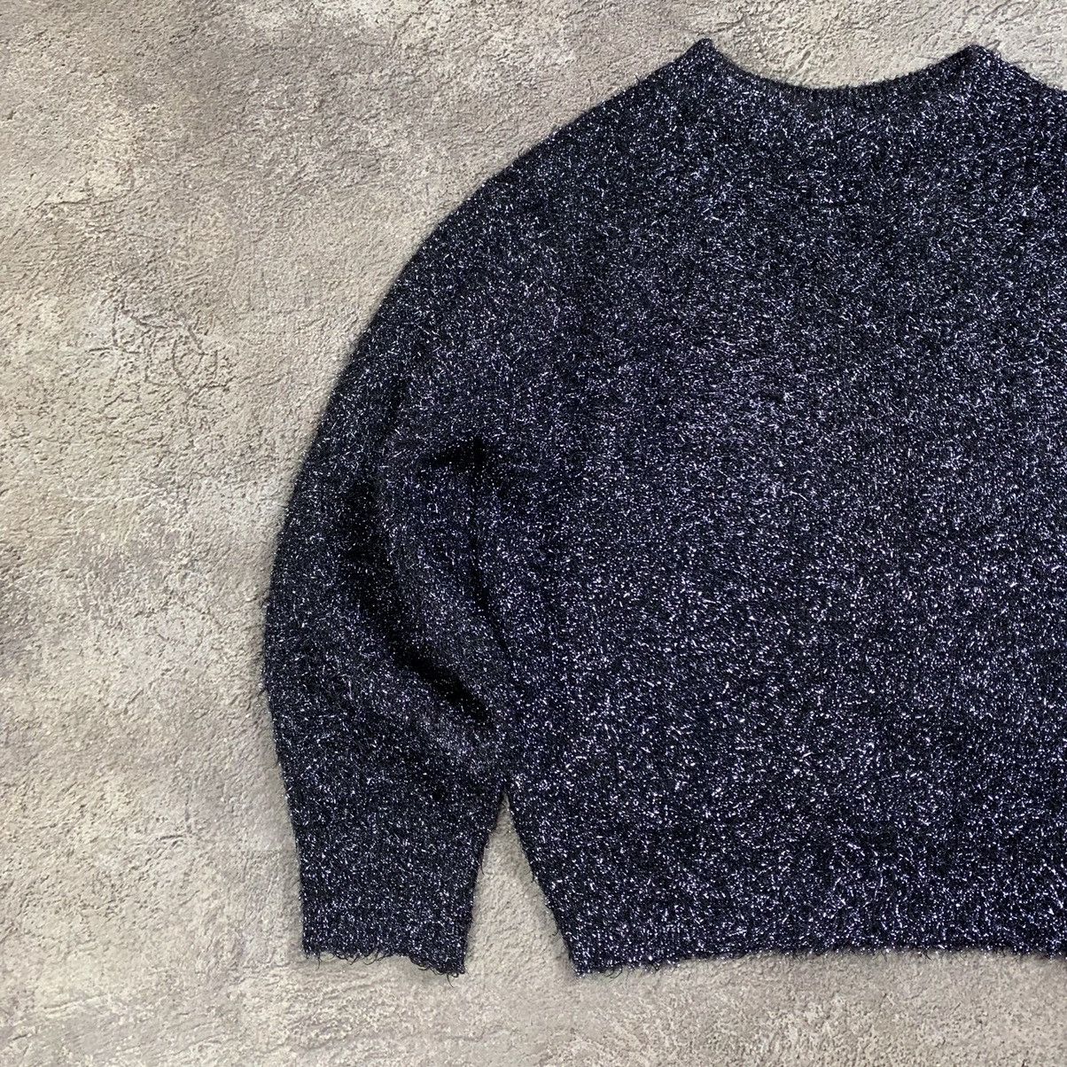Vintage Vintage Y2K ABSTRACT MOHAIR SWEATER Knitted Flower 90s Size L / US 10 / IT 46 - 2 Thumbnail
