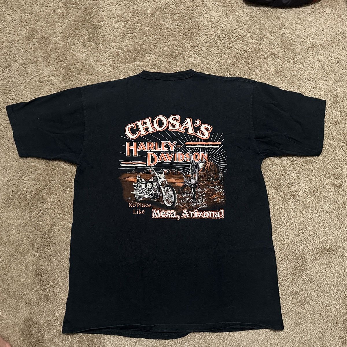 Harley Davidson × Vintage Vintage Harley Davidson Shirt Mesa Arizona Shirt Bike Grunge Size US XL / EU 56 / 4 - 5 Thumbnail