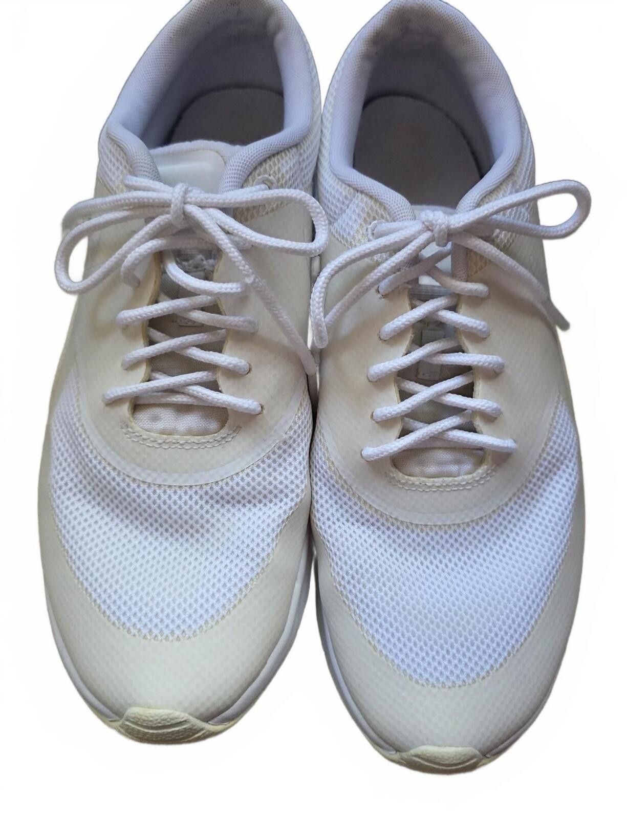 Nike Nike Air Max Thea Triple White Running Shoes Size 9.5 US Size US 9.5 / IT 39.5 - 10 Thumbnail