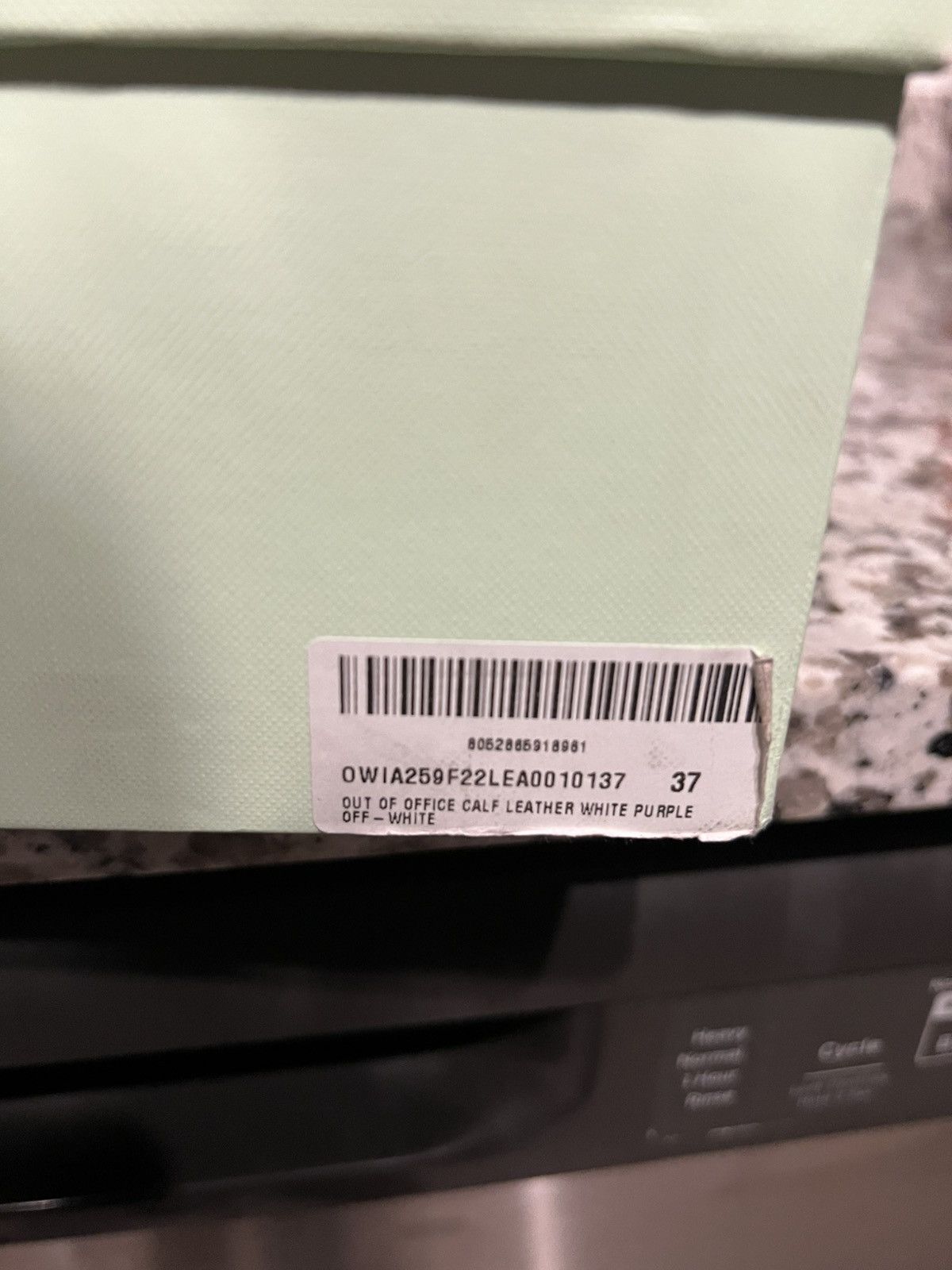 Off-White Off white out of office Purple And White Size US 7 / IT 37 - 6 Thumbnail