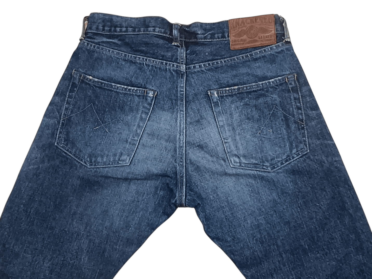 If Six Was Nine VINTAGE KNACKERED 402 HEATH JAPAN BLUE SELVEDGE 14oz DENIM Size US 32 / EU 48 - 5 Thumbnail