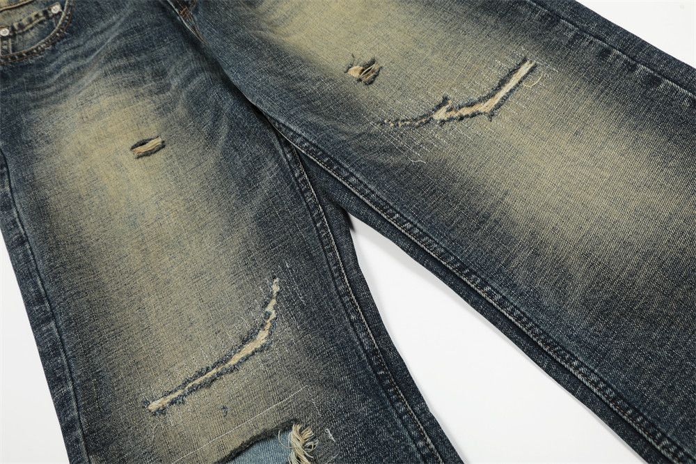 Vintage Men's vintage distressed punk washed ripped jeans Size US 32 / EU 48 - 5 Thumbnail