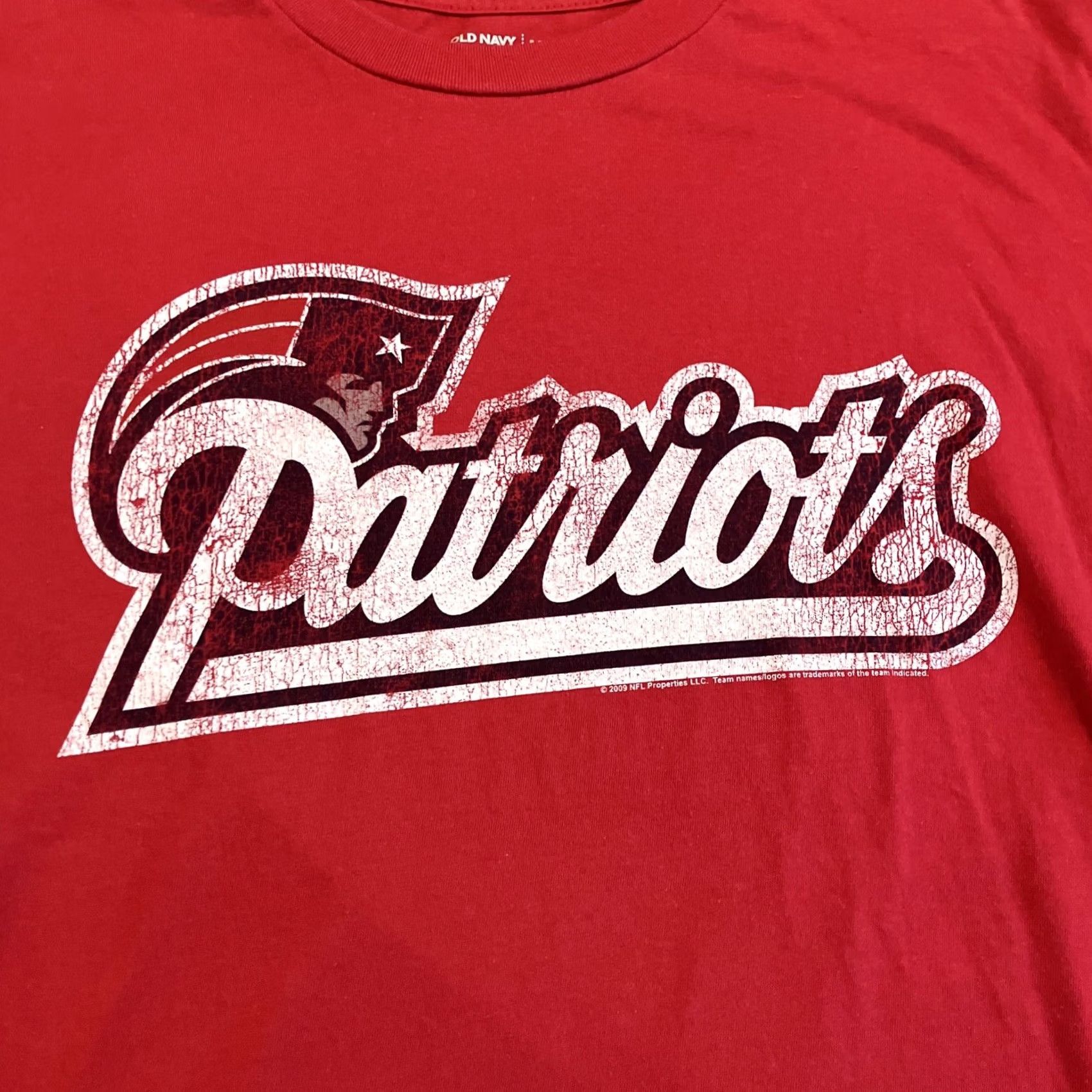 Old Navy Old Navy New England Patriots Red Short Sleeve Crew Neck Graphic T Shirt M Mens Sports Knit Cotton Blend Logo Regular Size US M / EU 48-50 / 2 - 2 Thumbnail