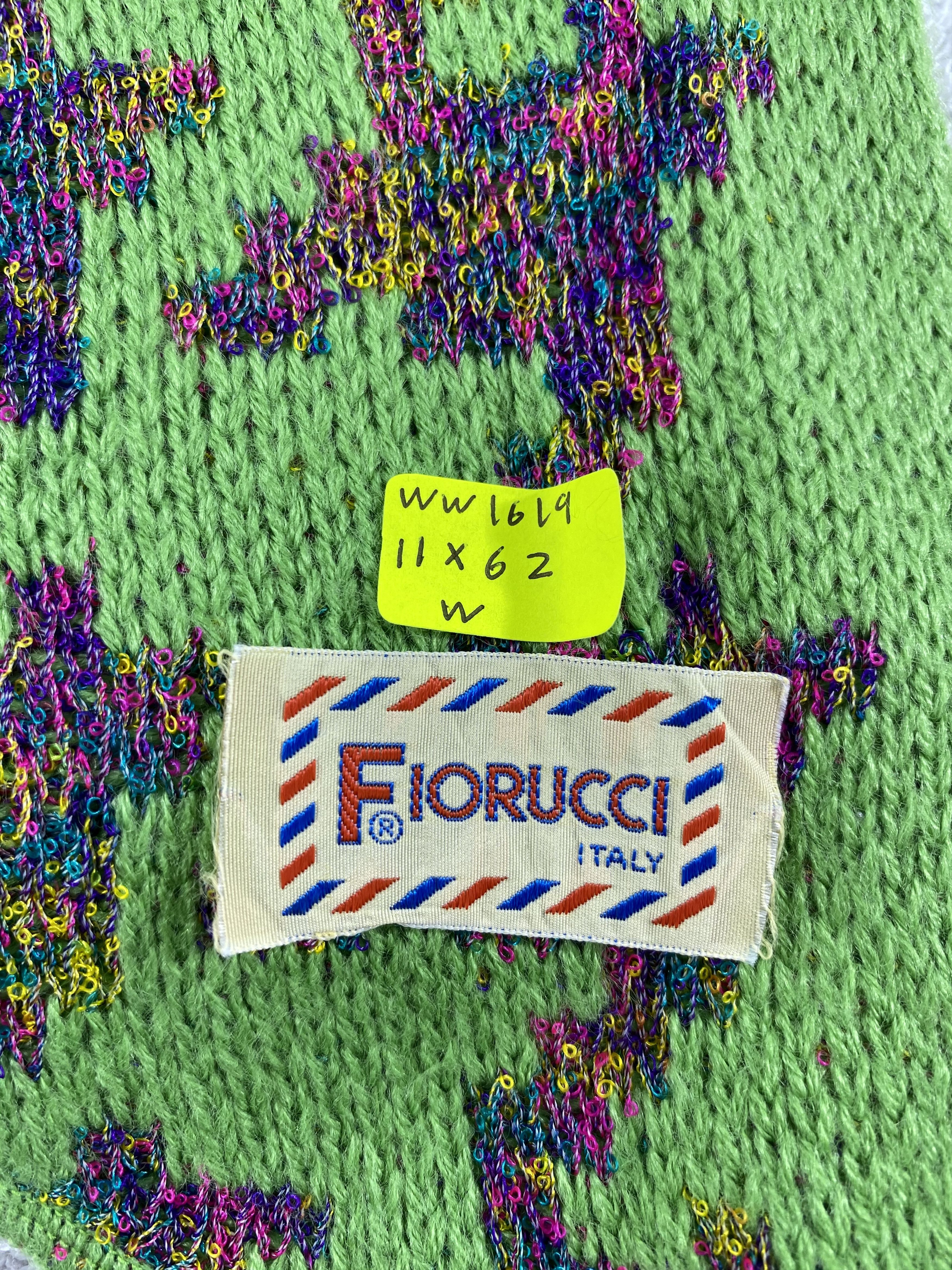 Fiorucci × Vintage Fiorucci Scarf / Muffler / Neckwear - WW1619 Size ONE SIZE - 5 Thumbnail