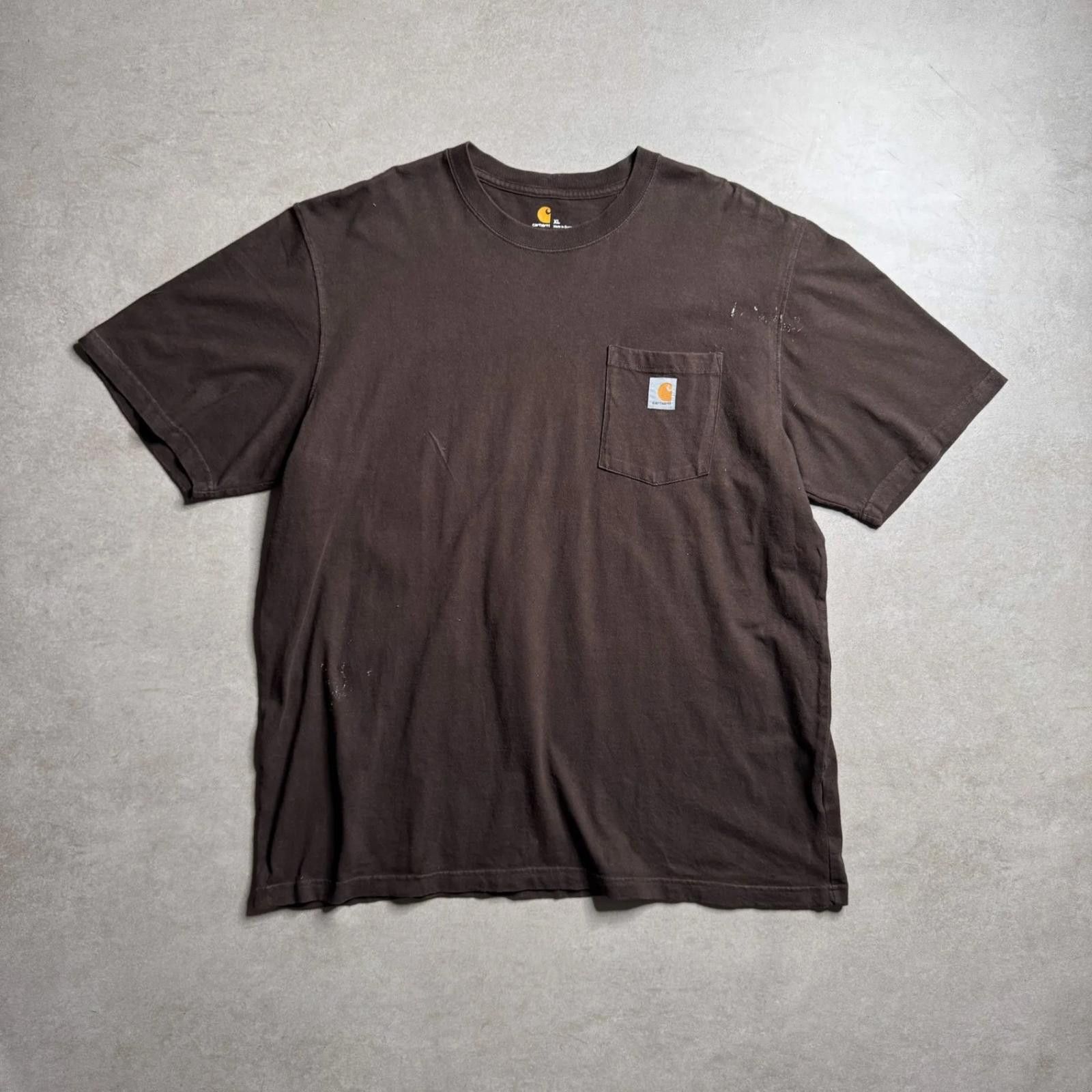 Carhartt Vintage Carhartt Brown T-shirt - XXL Size US XXL / EU 58 / 5 - 1 Thumbnail