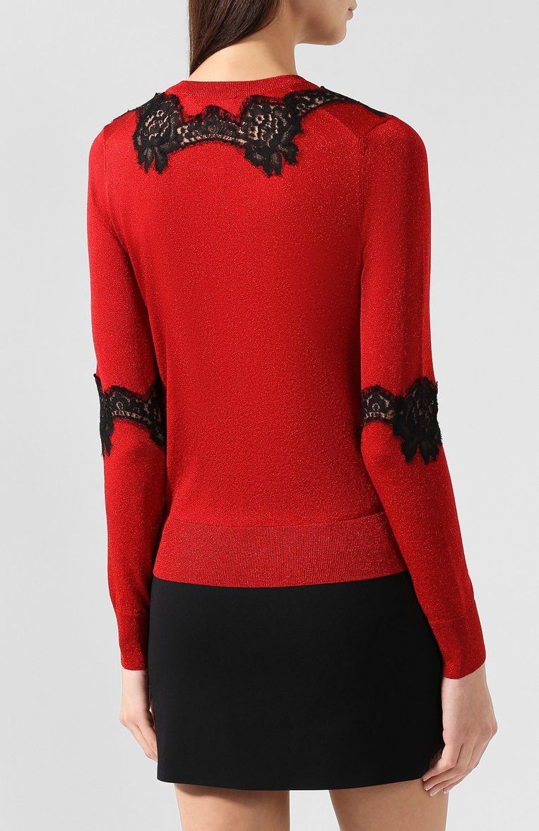 Dolce & Gabbana o1y0925 Cardigan in Red/Black Size XS / US 0-2 / IT 36-38 - 3 Thumbnail