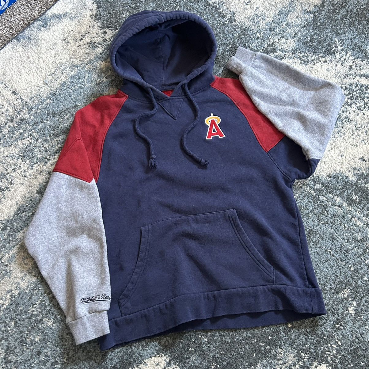 Mitchell & Ness CALiFORNiA ANGELS of ANAHEiM BOXY RAGLAN PANELED COLOR BLOCK Size S / US 4 / IT 40 - 1 Thumbnail