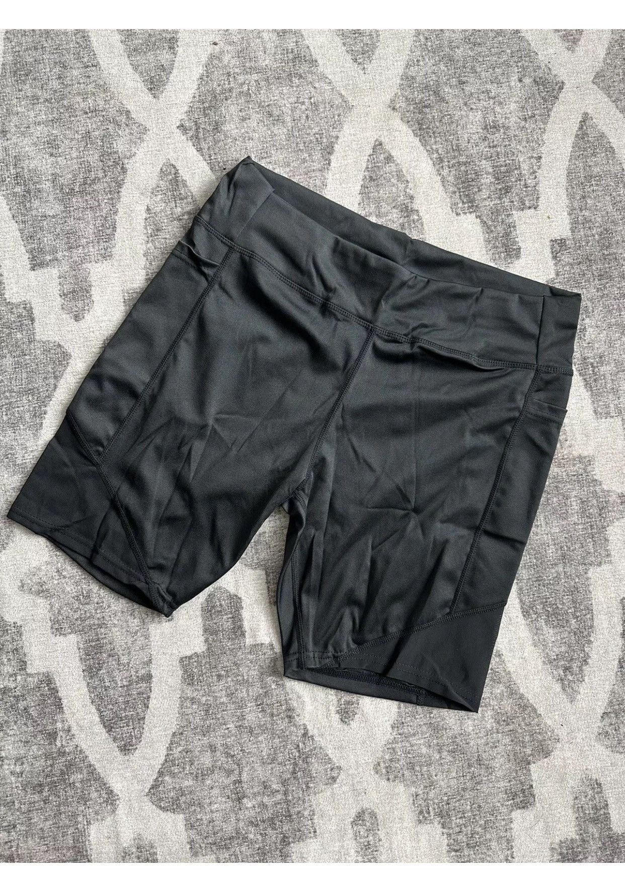 Other Women High Waist Yoga Shorts Sports Casual Gym Workout US Size 32" / US 10 / IT 46 - 4 Thumbnail