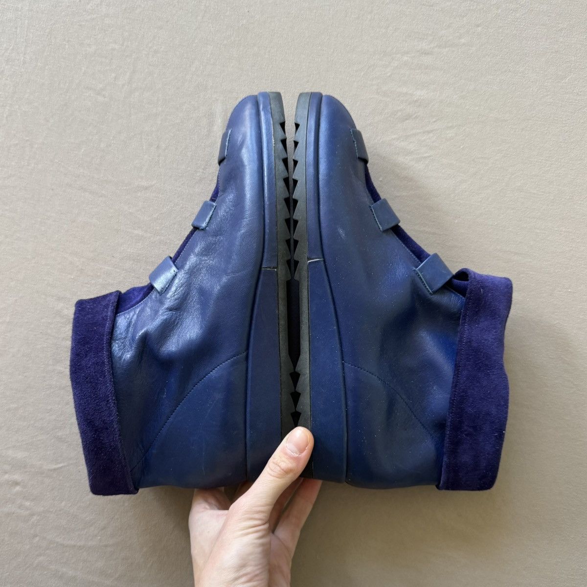 Charles Jourdan Vintage 90s Charles Jordan Avant Garde Leather Ankle Boots Size US 8 / IT 38 - 2 Thumbnail