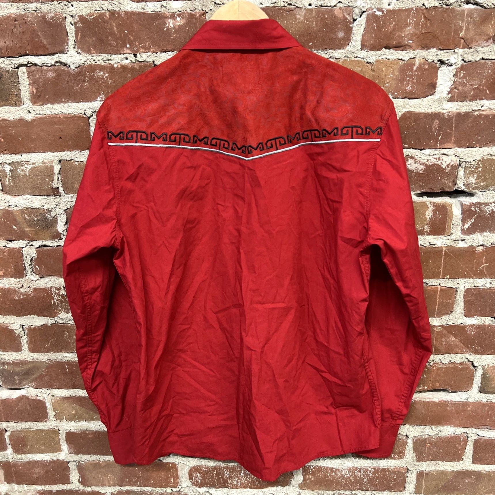 Vintage Ace Of Diamonds USA Shirt Mens M Red Pearl Snap Western Workwear Cowboy Button-Up Size US M / EU 48-50 / 2 - 4 Thumbnail