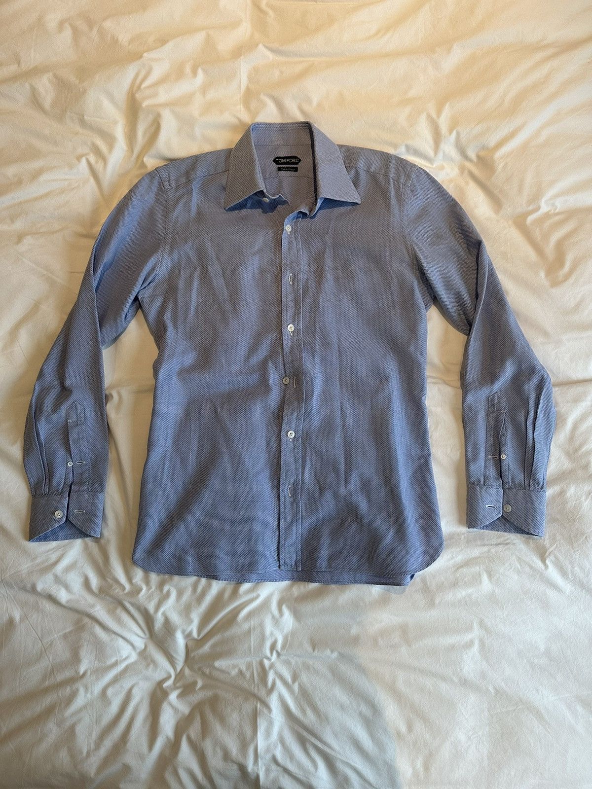 Tom Ford Tom Ford custom blue shirt Size US M / EU 48-50 / 2 - 1 Thumbnail
