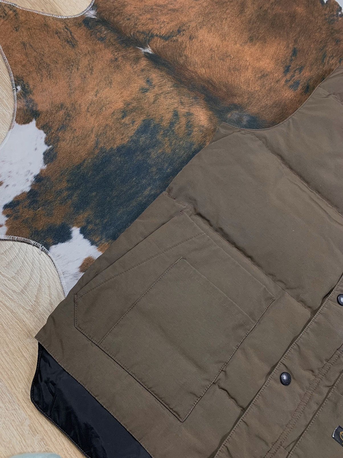 Canada Goose × Vintage Vintage Canada Goose Brown Down Puffer Vest Size US S / EU 44-46 / 1 - 8 Thumbnail