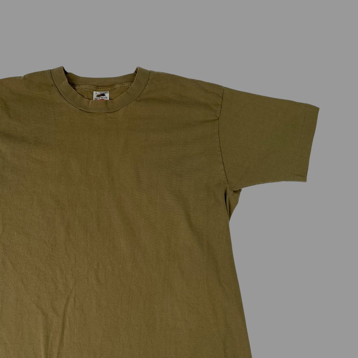 Fruit Of The Loom × Vintage Vintage 90s fruit of the loom blank t shirt Size US L / EU 52-54 / 3 - 3 Thumbnail