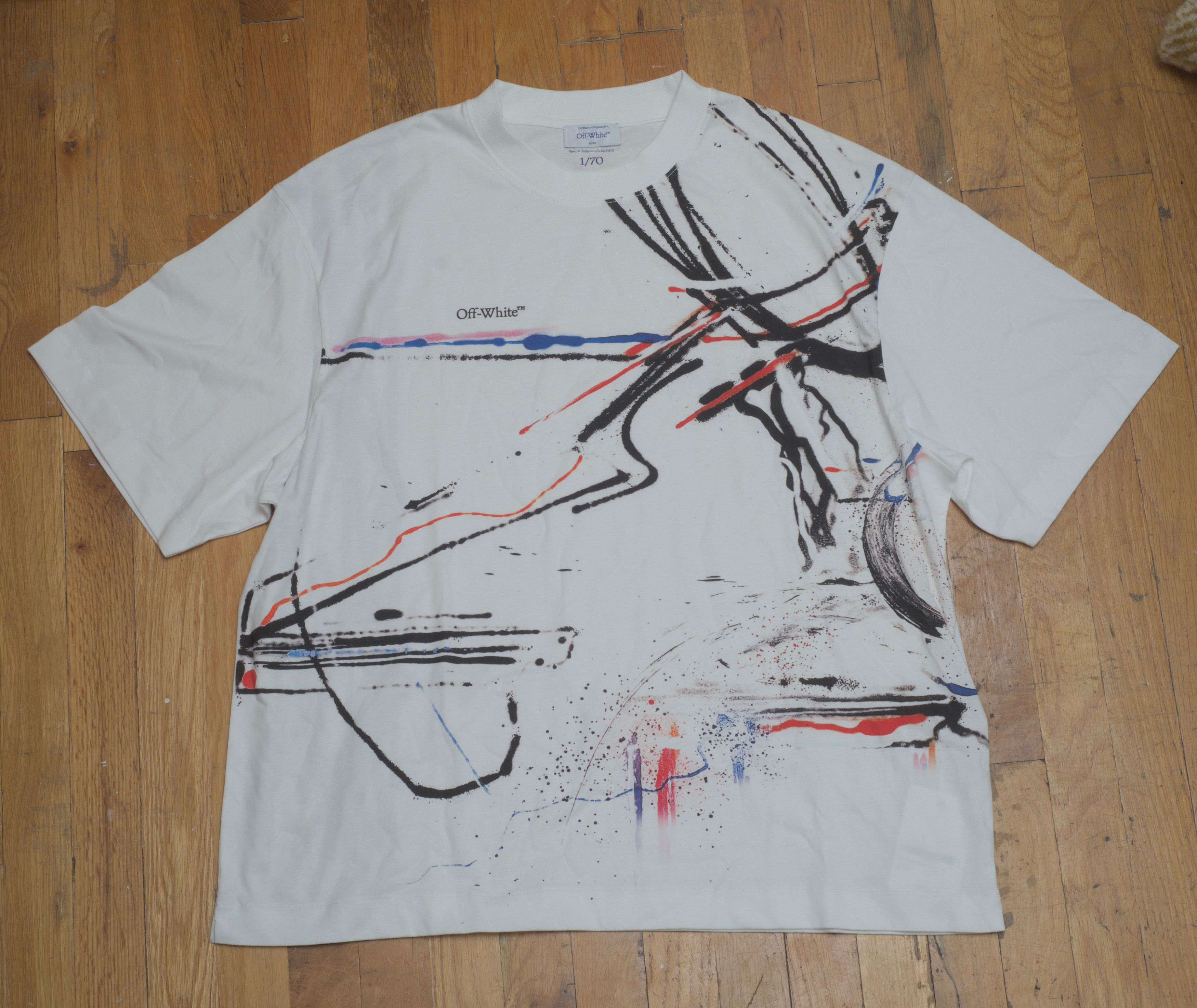 image of Off White Skate Tee, Men's (Size XL)