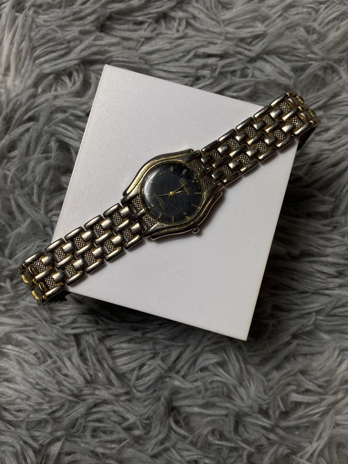 Vintage Vintage Cardini Gold-Tone Watch - Japanese Brand Size ONE SIZE - 2 Thumbnail