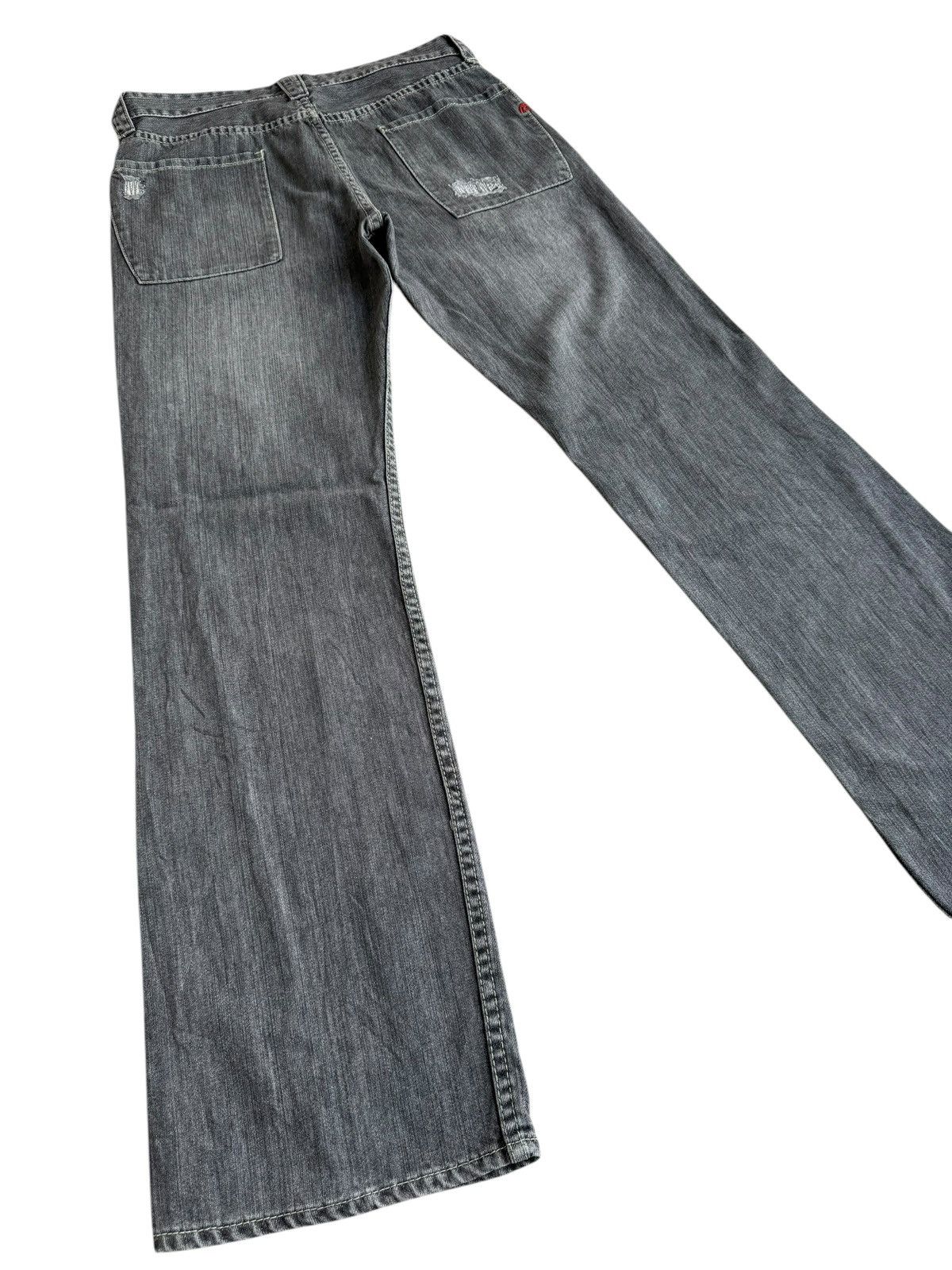 If Six Was Nine × Japanese Brand × Le Grande Bleu (L.G.B.) 🔥Vintage Distressed Y2k Fcuk Jeans Flare Size US 31 - 7 Thumbnail