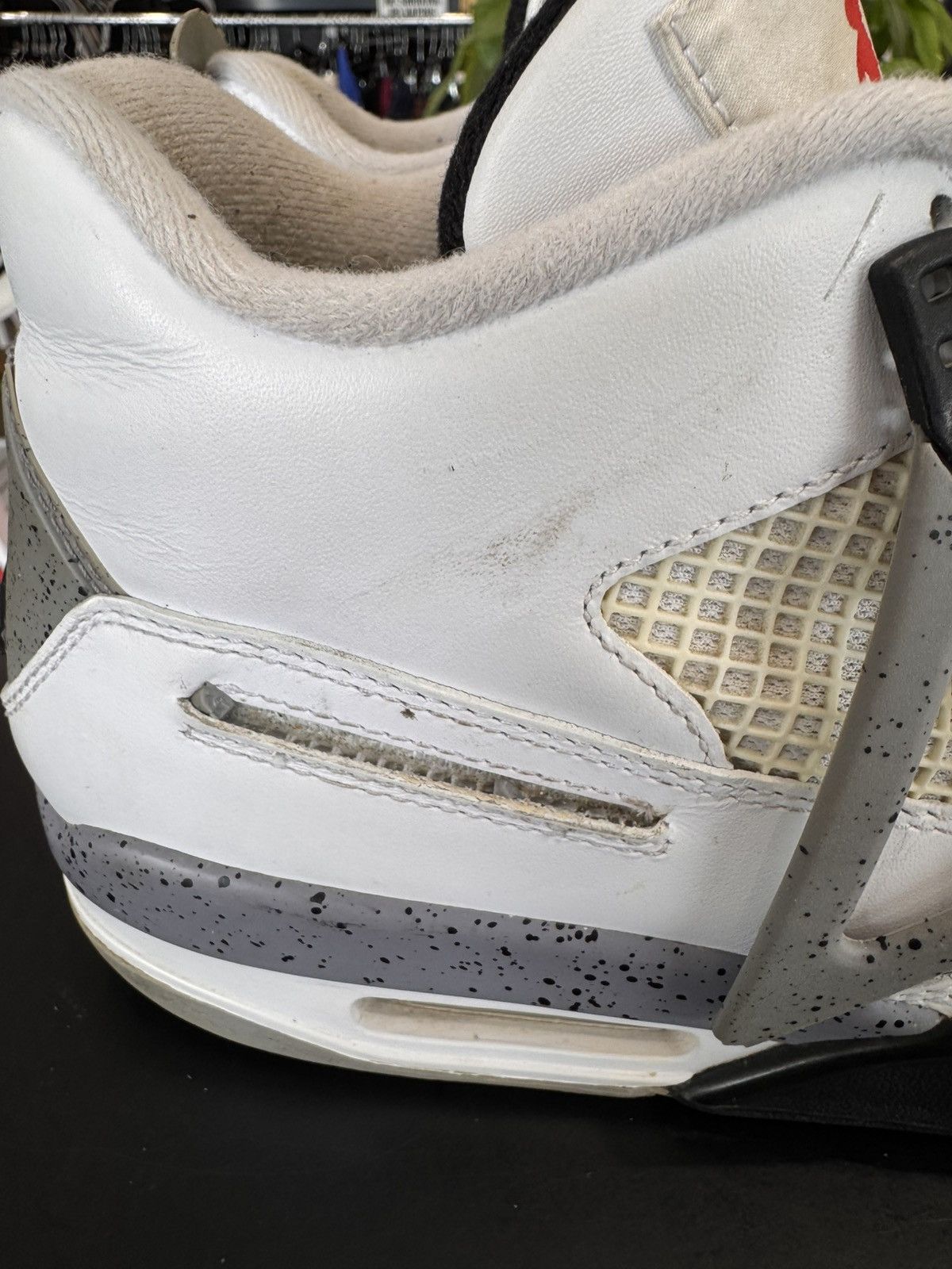 Jordan Brand Air Jordan 4 White Cement Size 11.5 (2012) Size US 11.5 / EU 44-45 - 7 Thumbnail