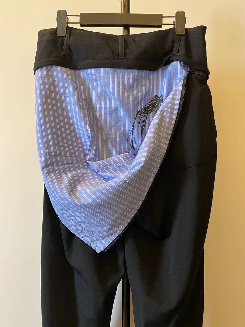 Yohji Yamamoto Yohji Yamamoto Yohji Yamamoto 17aw Look9 Suit Pants-2507 Size US 26 / EU 42 - 3 Thumbnail