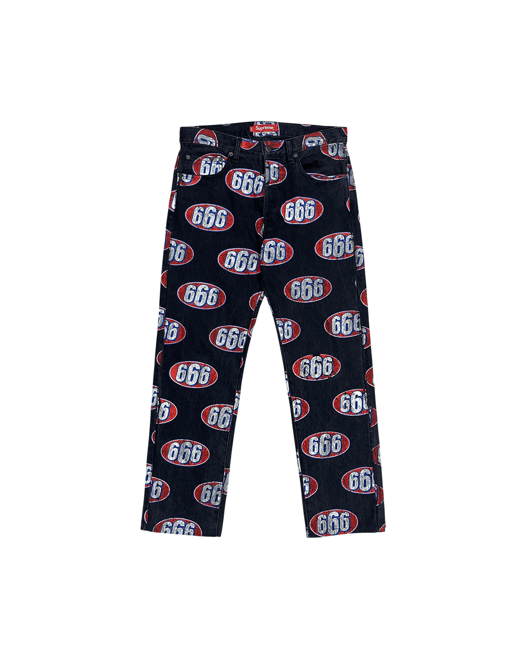 Supreme Supreme SS17 666 Denim Trouser Size US 30 / EU 46 - 1 Thumbnail