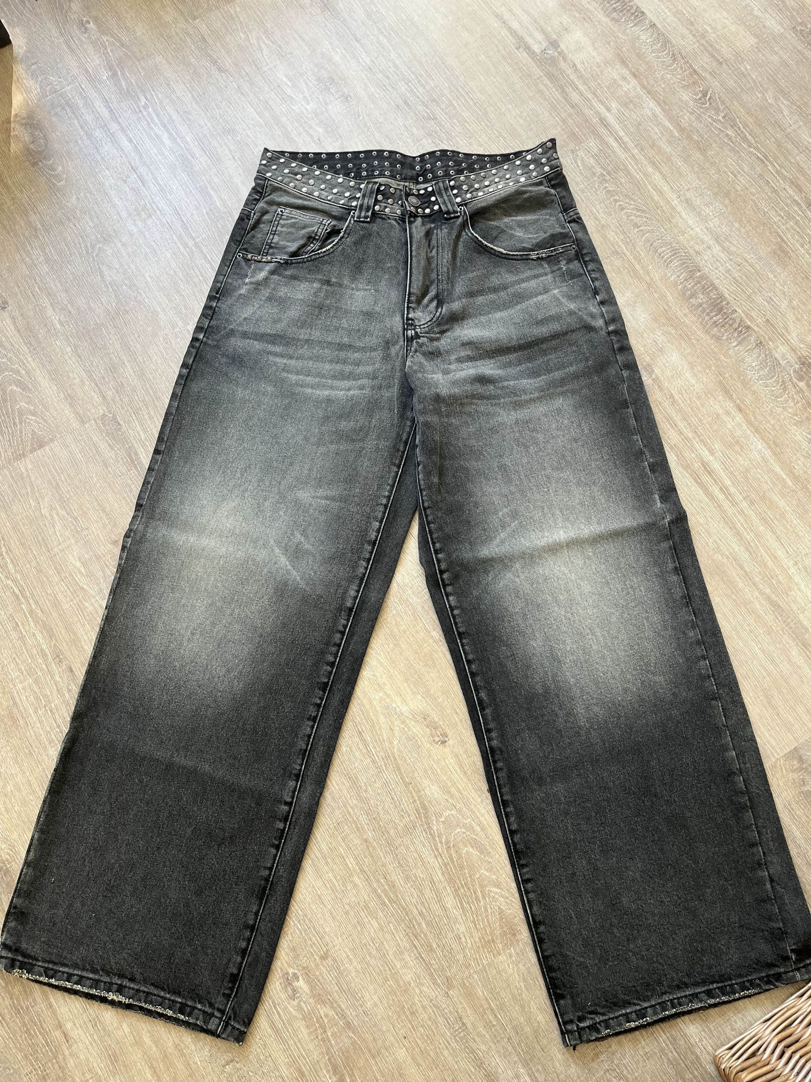 Jaded London Jaded London Colossus Studded Jeans Size US 32 / EU 48 - 2 Thumbnail