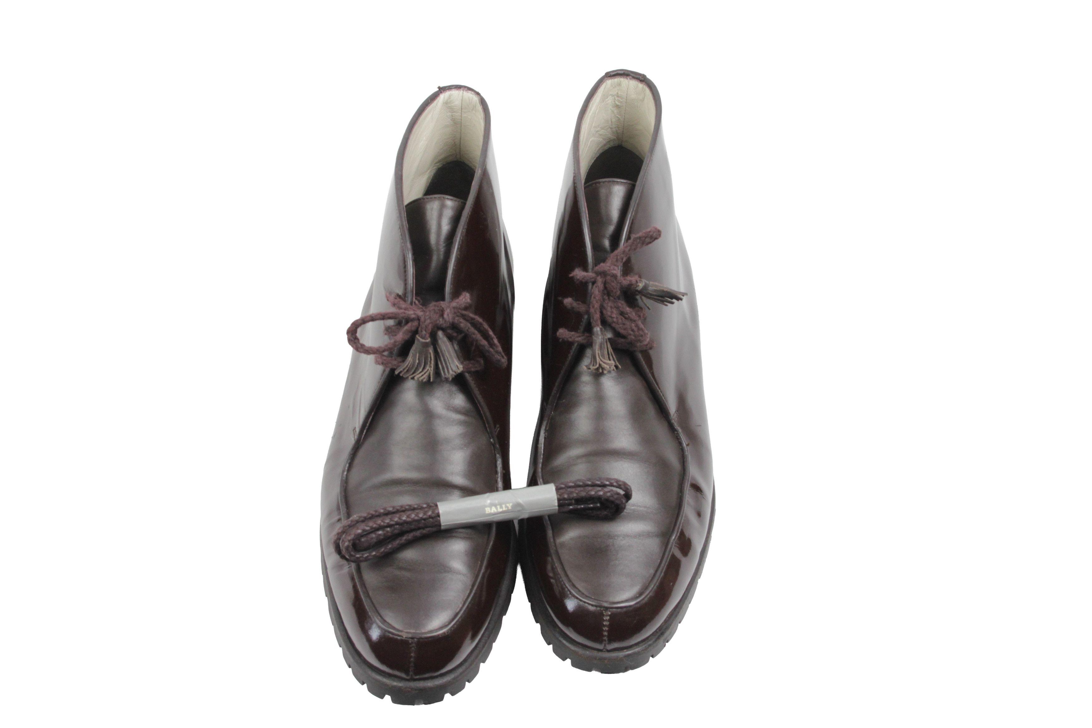 Bally Malwa Patent Leather Boots Size US 9 / IT 39 - 9 Thumbnail