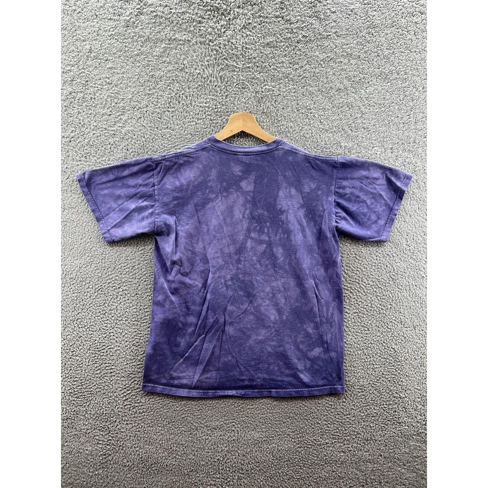 The Mountain Mountain 2000 Purple Tie Dye Native American Owl Vintage Tee Size US M / EU 48-50 / 2 - 2 Thumbnail