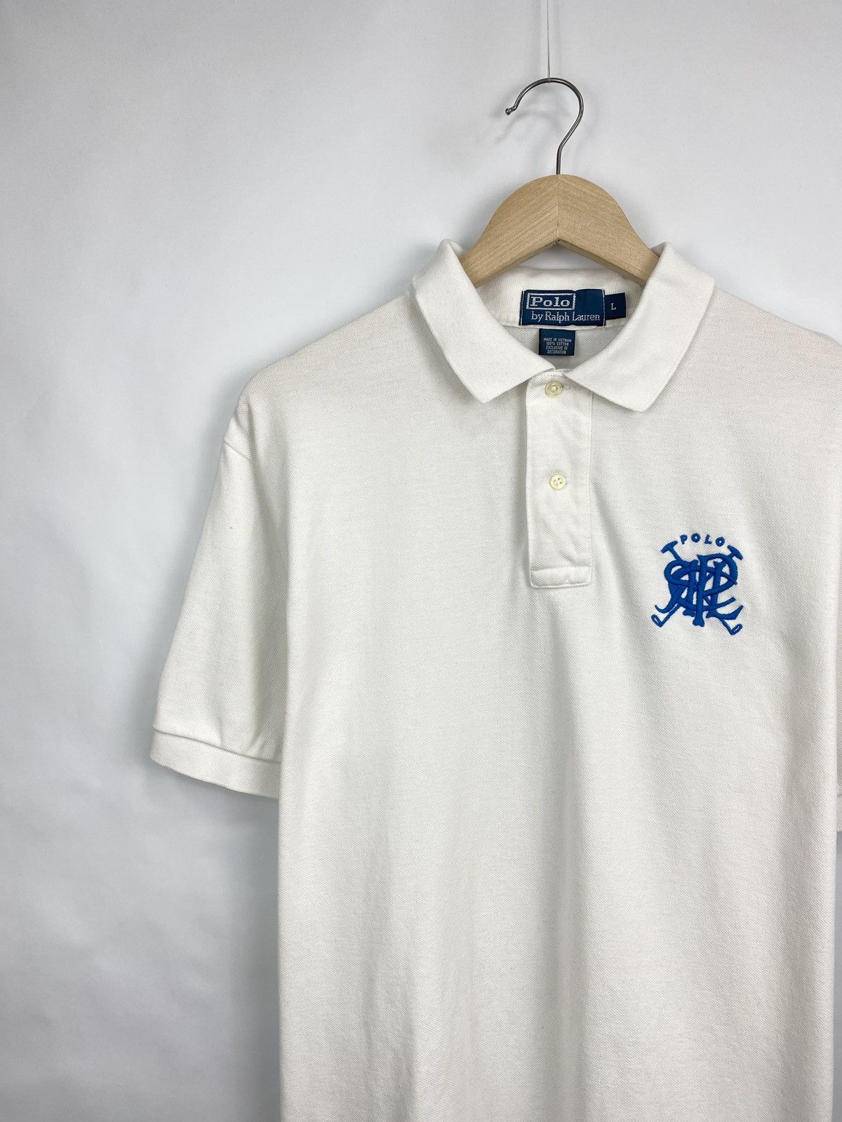 Polo Ralph Lauren 🇺🇸 Vintage 90s Polo Ralph Lauren Polo T-Shirt Rare Retro Hype Size US L / EU 52-54 / 3 - 2 Thumbnail