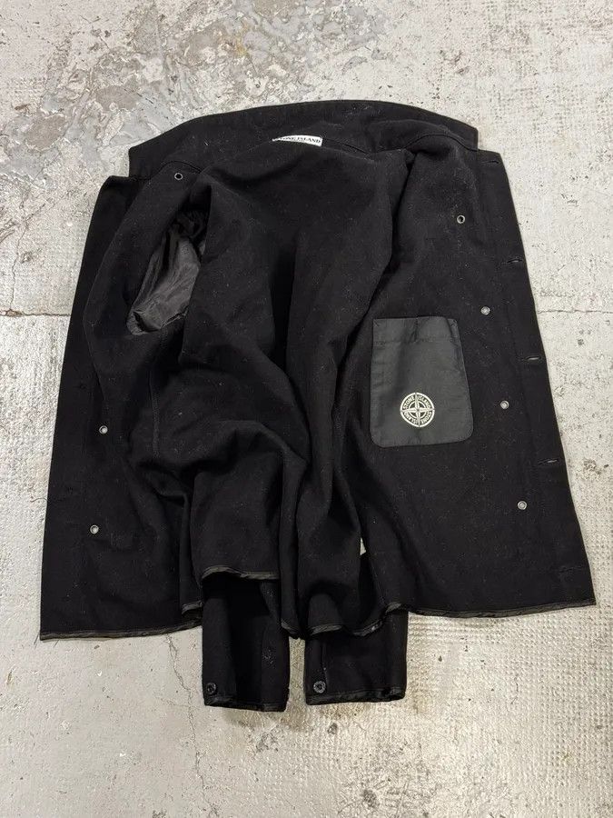 Stone Island Stone Island Black Wool Sailor Bomber Jacket Size US L / EU 52-54 / 3 - 8 Thumbnail