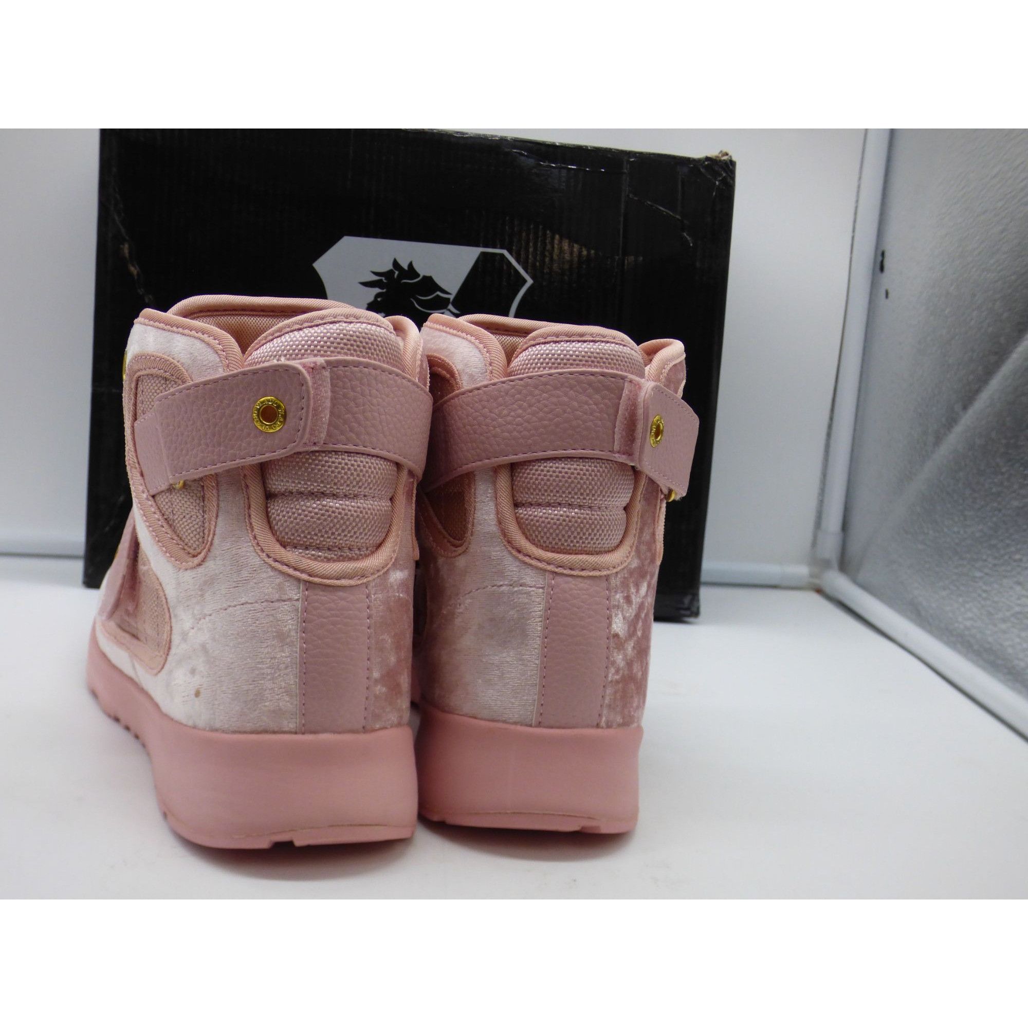 Vlado Vlado Footware Women’s Atlas III Velvet Hi-Top Sneakers, Pi Size US 7 / IT 37 - 4 Thumbnail