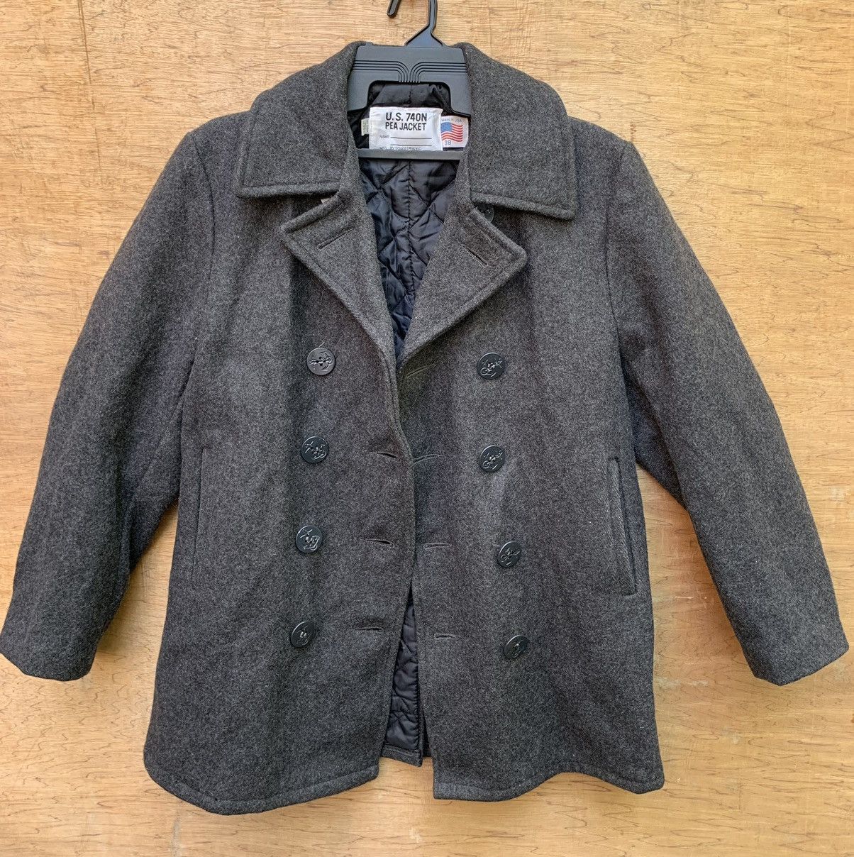 Schott Rare Vintage US 74ON PEA JACKET by SCHOTT Size US L / EU 52-54 / 3 - 20 Thumbnail
