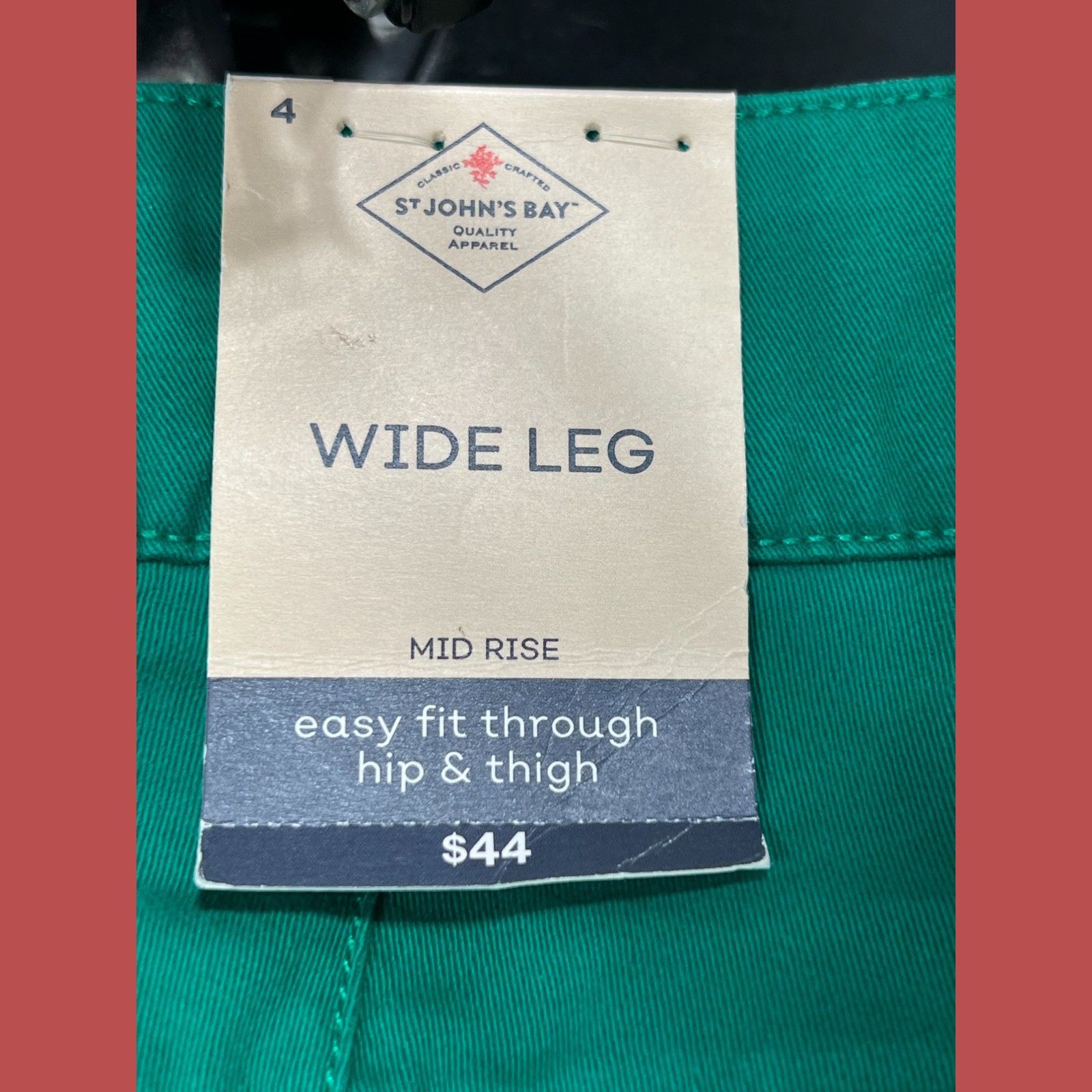 Other St. John's Bay - Women's Wide Leg Pants - Mid Rise - Easy Fi Size 27" / US 4 / IT 40 - 11 Thumbnail