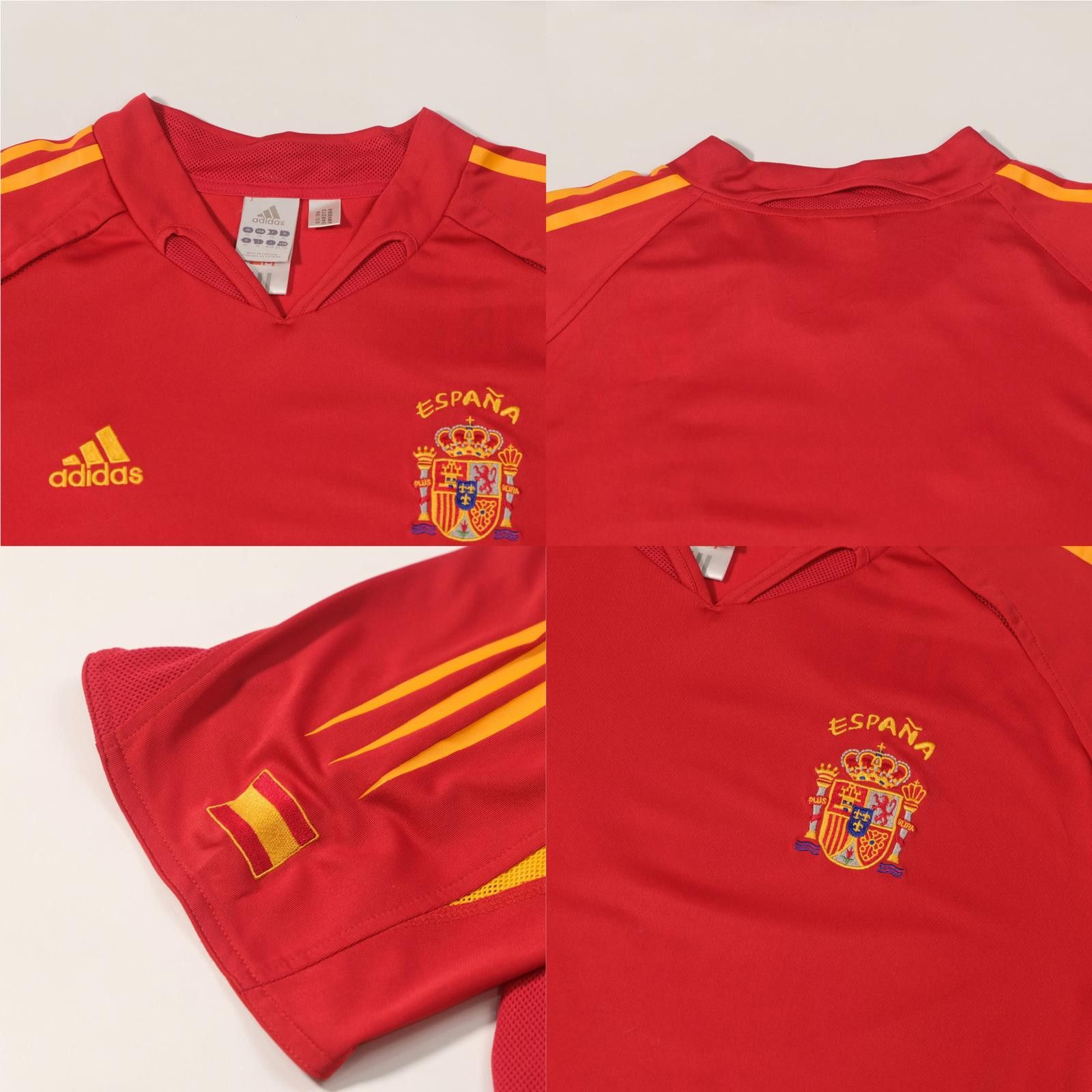 Adidas 2004 Spain Home Shirt (L) Size US L / EU 52-54 / 3 - 4 Thumbnail