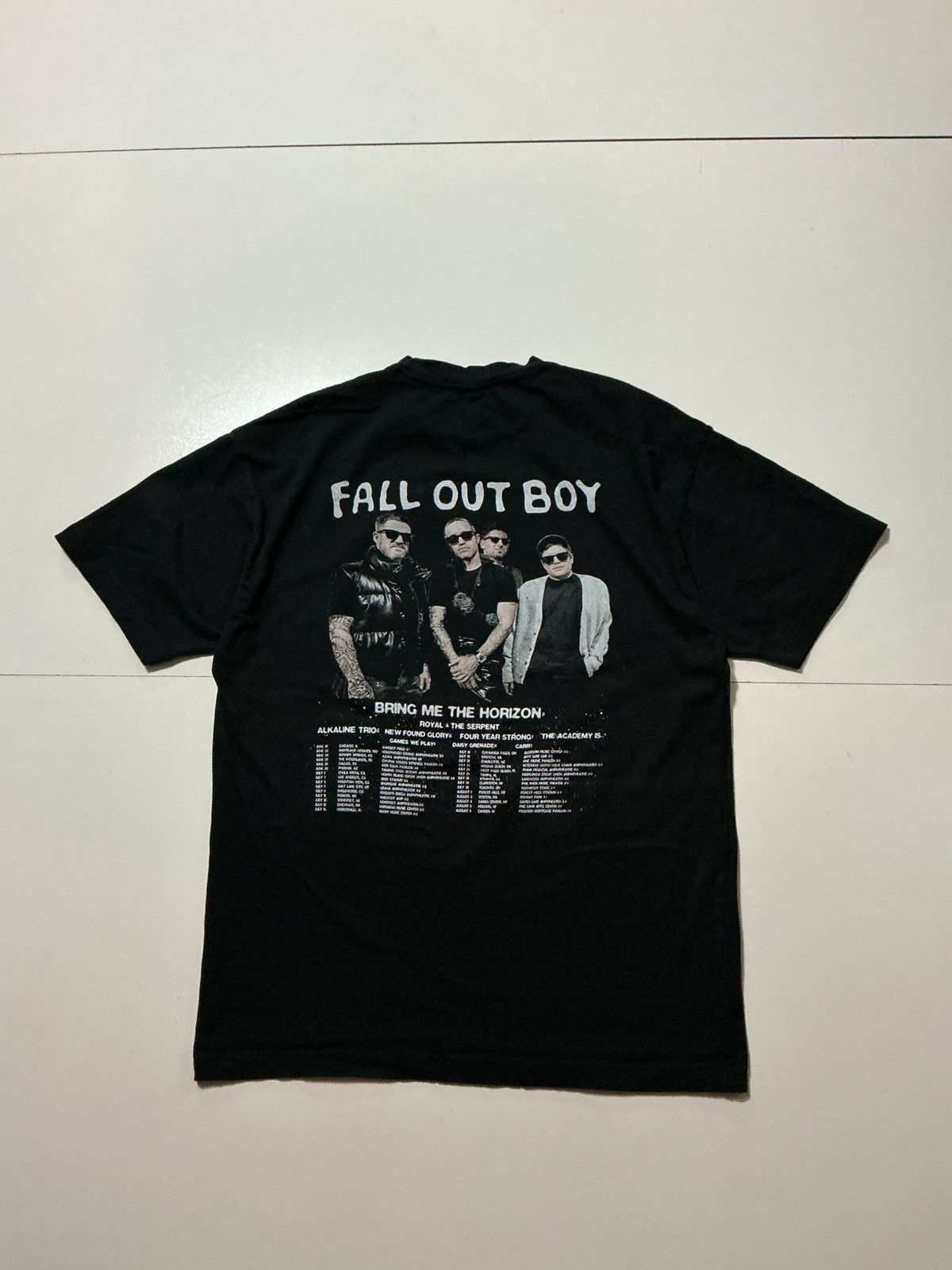 Band Tees Fall Out Boy Bring Me The Horizon Tour Band Face T-Shirt Size US L / EU 52-54 / 3 - 2 Thumbnail
