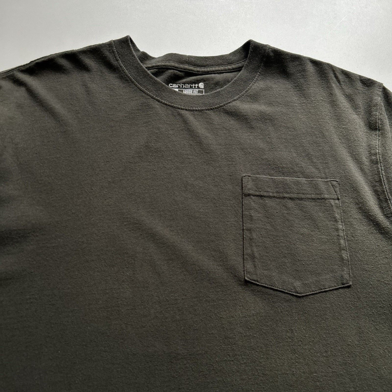 Carhartt Carhartt Shirt Large Black Loose Vintage Blank Pocket Tee Size US L / EU 52-54 / 3 - 3 Thumbnail