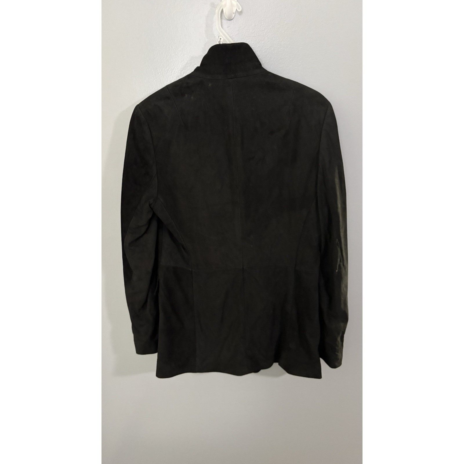 DKNY DNKY Suede Black Jacket Size M / US 6-8 / IT 42-44 - 2 Thumbnail