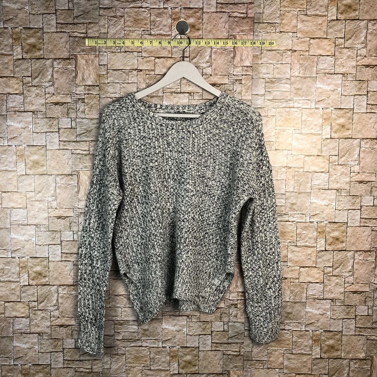 Japanese Brand Grey Knitwear #A904