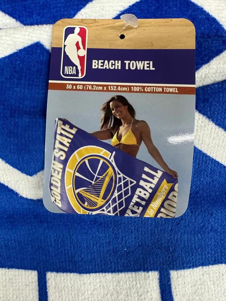Designer Golden State Warriors Beach Towel Size ONE SIZE - 1 Thumbnail