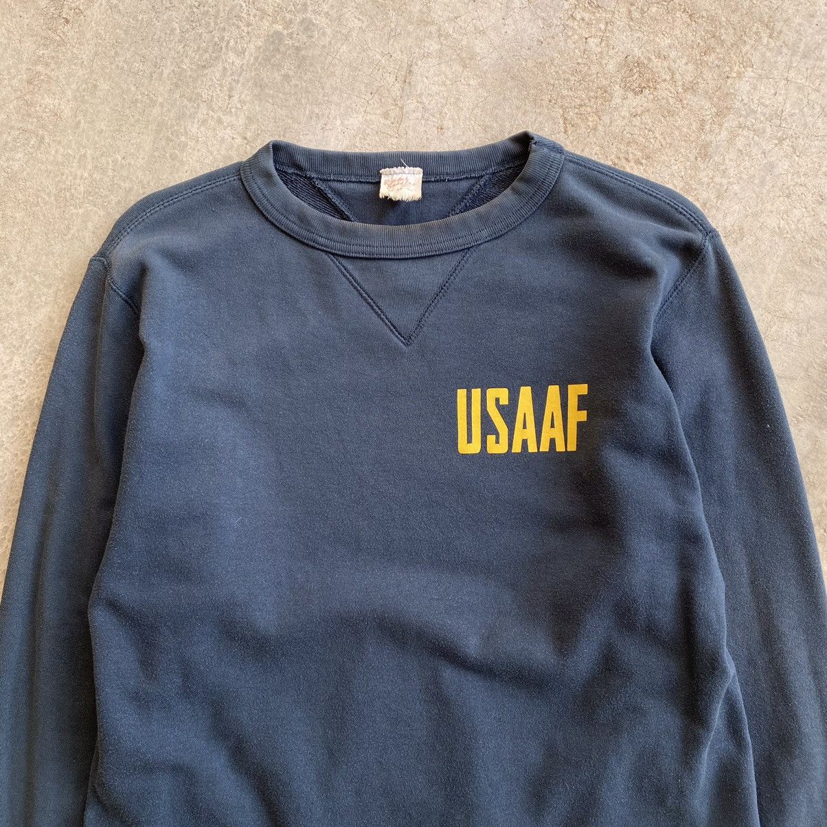 Vintage USAAF United States Air Force Sweatshirt Size US M / EU 48-50 / 2 - 2 Thumbnail