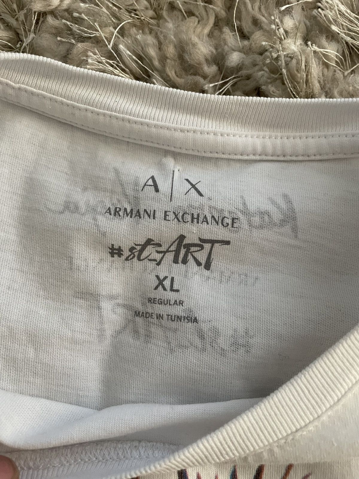 Armani Exchange Armani Exchange x Katerina Vagia White Tee Size US XL / EU 56 / 4 - 5 Thumbnail
