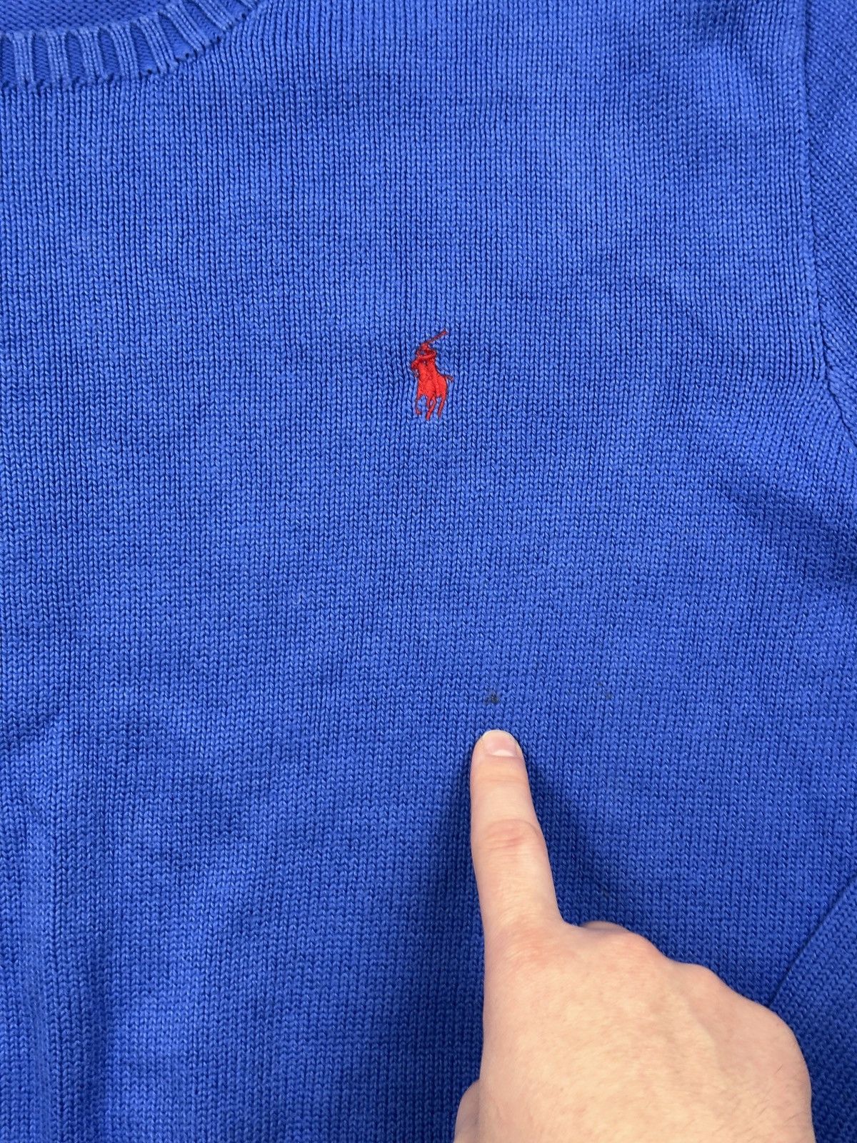 Polo Ralph Lauren Polo Ralph Lauren Classic Knit Sweater Blue Logo Crewneck Size US XXL / EU 58 / 5 - 5 Thumbnail