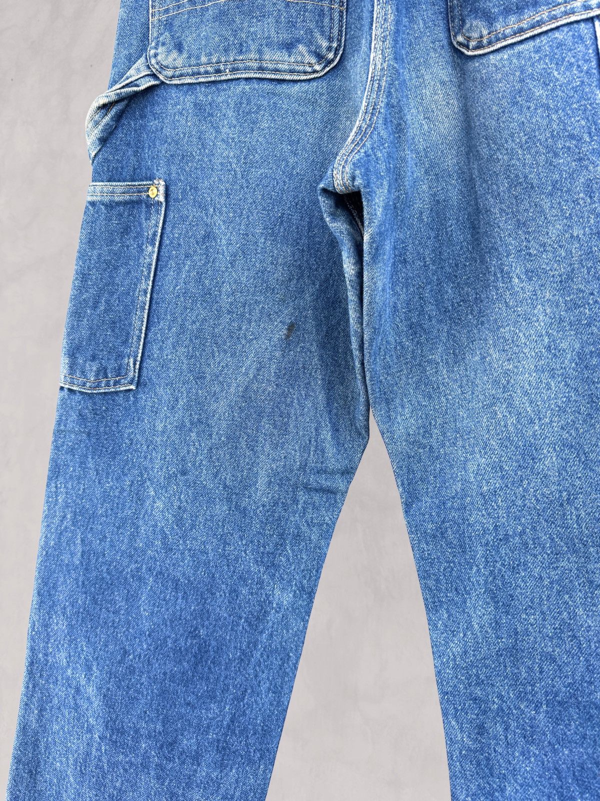 Carhartt Vintage Carhartt Double Knee Faded Blue Denim Jeans Pants Size US 30 / EU 46 - 9 Thumbnail