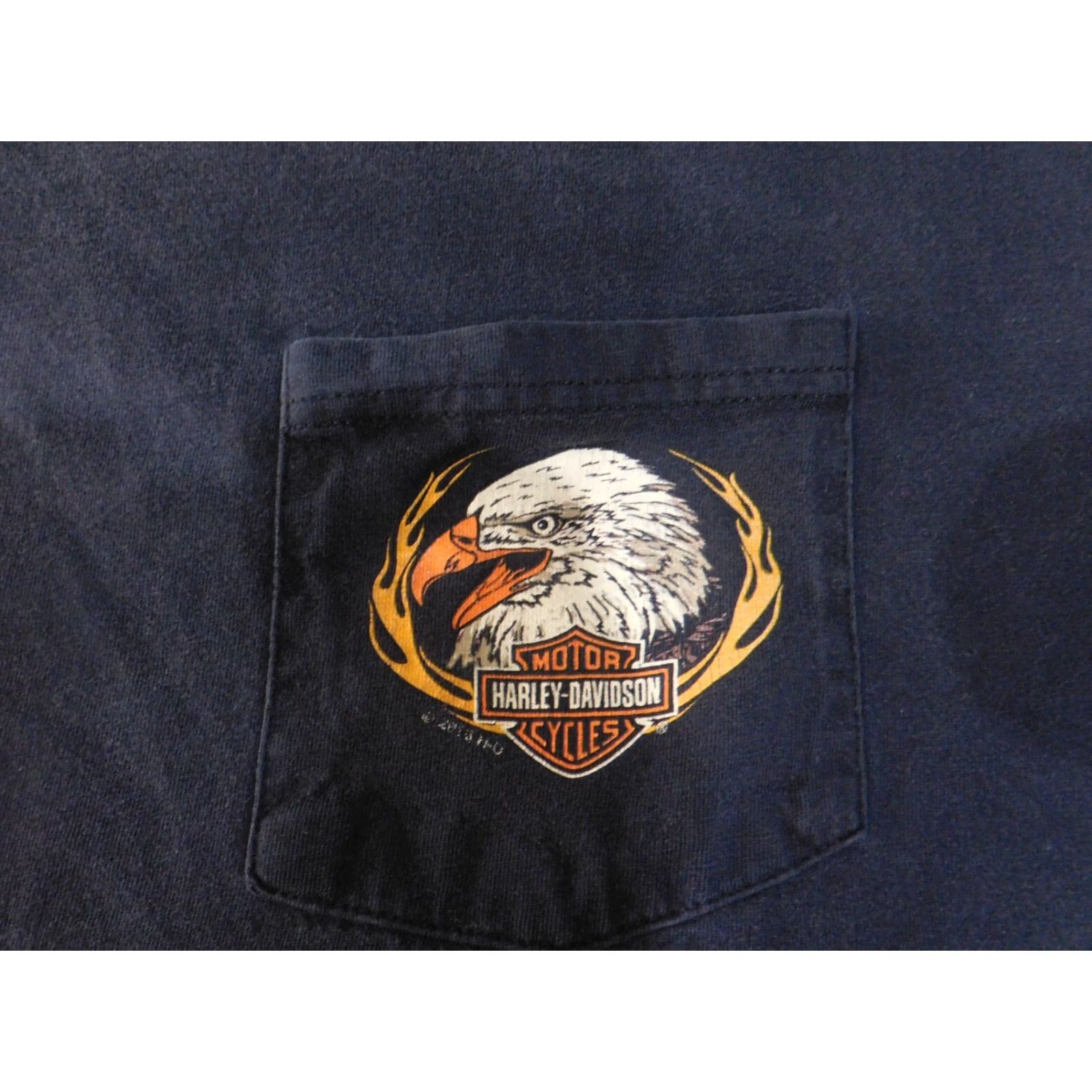 Harley Davidson Harley-Davidson Shirt Mens 3XL Black Smoky Pigeon Forge Tennessee Biker Logo T-Shirt Crew Neck Short Sleeve Cotton Blend Polyester Regular Size US XXL / EU 58 / 5 - 5 Thumbnail