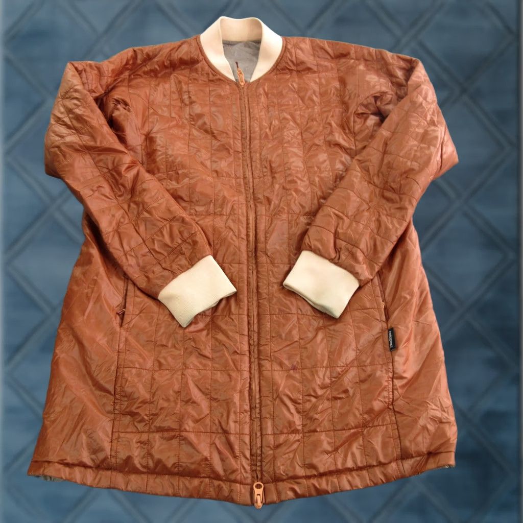 Cotopaxi Cotopaxi Coat Womens Medium Quilted Insulated Full Zip Mid-Length Brown Nylon Taffeta Lightweight Pockets Logo Womens Size M / US 6-8 / IT 42-44 - 1 Thumbnail