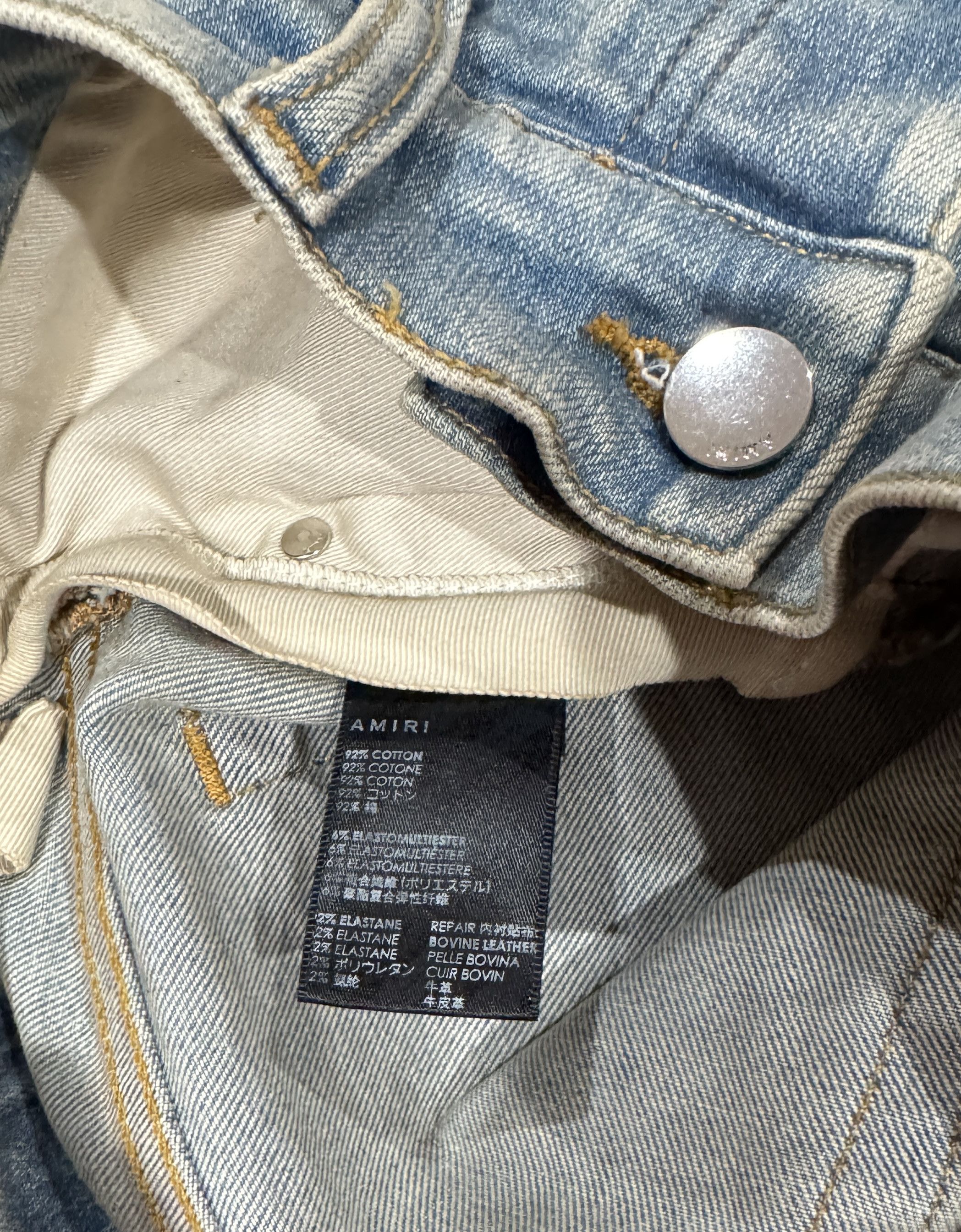 Amiri AMIRI STACK JEANS SIZE 30 Size US 30 / EU 46 - 8 Thumbnail