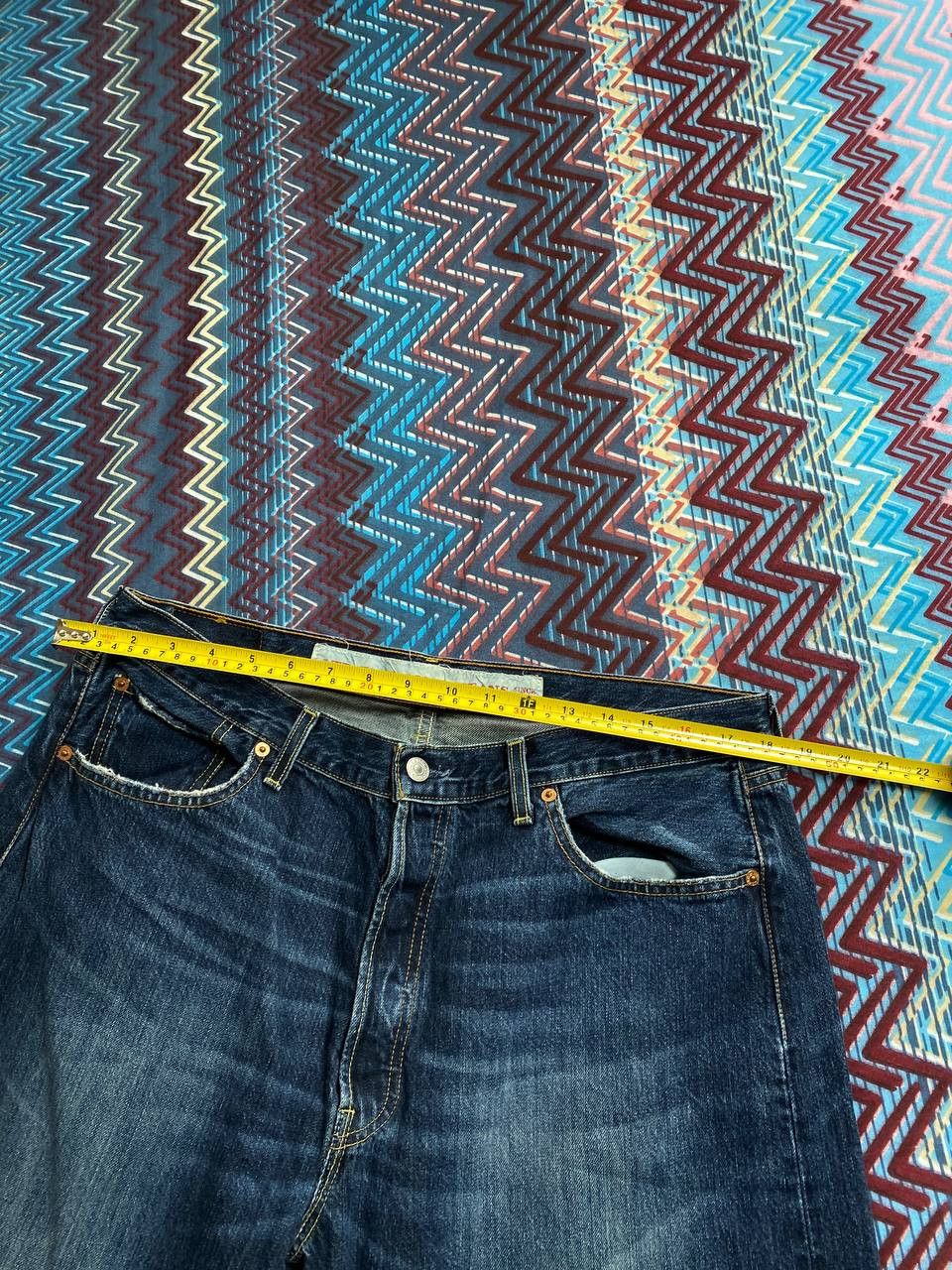 Levi's × Vintage Vintage Levis 501 Jeans Faded Blue Distress Denim Size US 38 / EU 54 - 9 Thumbnail
