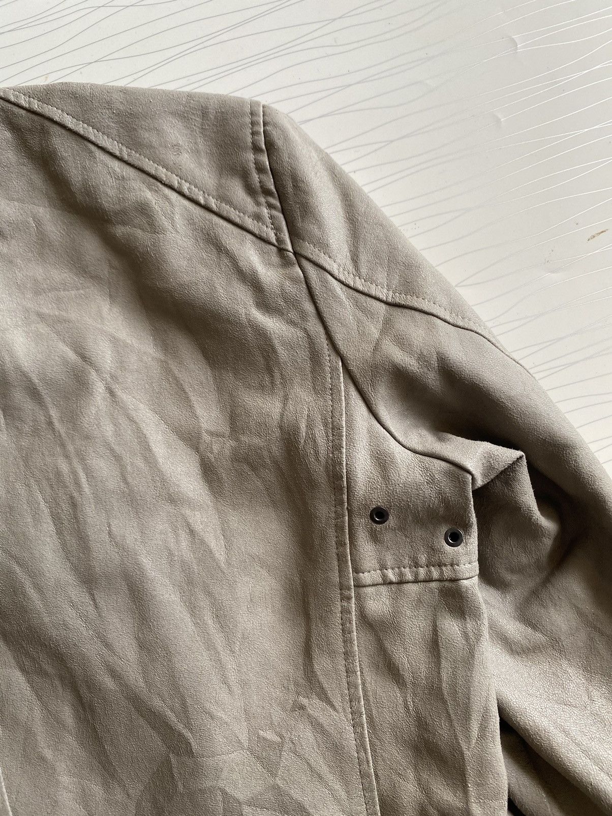 14th Addiction × Japanese Brand × Uniqlo Vintage Neo Leather Motorcyle Jacket Size US M / EU 48-50 / 2 - 14 Thumbnail