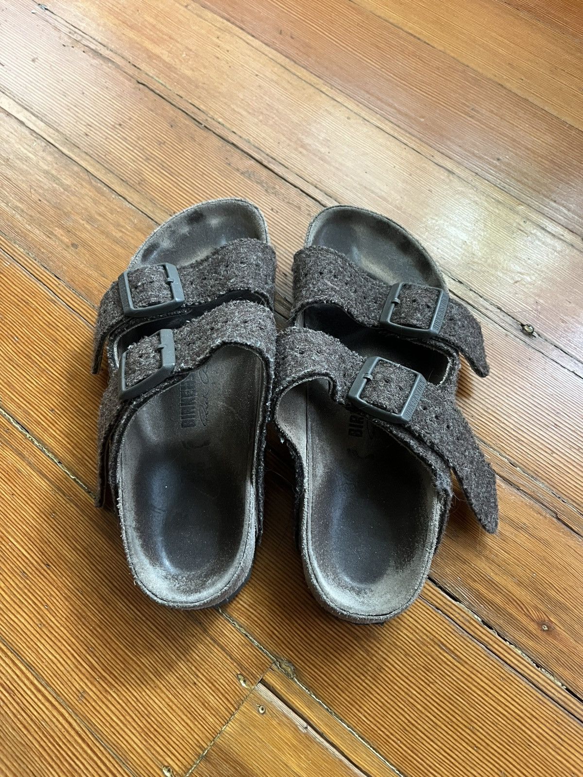 Birkenstock × Rick Owens Suede birkenstocks x rick owens Size US 6 / IT 36 - 2 Thumbnail